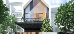 Aneka Inspirasi Desain Rumah Dengan Lahan Sempit Yang Cantik & Menarik 